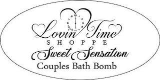 LOVIN TIME SHOPPE SWEET SENSATION COUPLES BATH BOMB