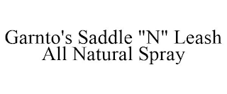 GARNTO'S SADDLE "N" LEASH ALL NATURAL SPRAY