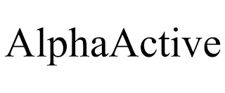 ALPHAACTIVE