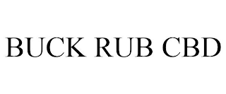 BUCK RUB CBD