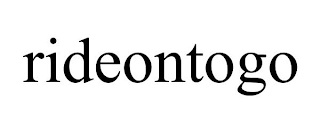RIDEONTOGO