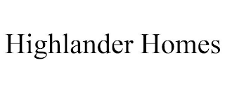 HIGHLANDER HOMES