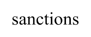 SANCTIONS