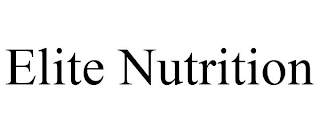 ELITE NUTRITION