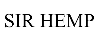 SIR HEMP