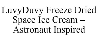 LUVYDUVY FREEZE DRIED SPACE ICE CREAM - ASTRONAUT INSPIRED