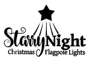 STARRY NIGHT CHRISTMAS FLAGPOLE LIGHTS