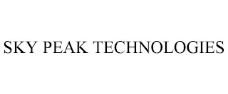 SKY PEAK TECHNOLOGIES