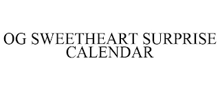 OG SWEETHEART SURPRISE CALENDAR