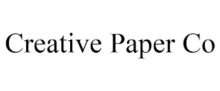 CREATIVE PAPER CO