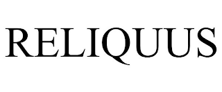 RELIQUUS