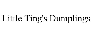 LITTLE TING'S DUMPLINGS