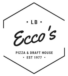 · LB · ECCO'S PIZZA & DRAFT HOUSE · EST 1977 ·
