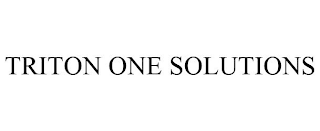 TRITON ONE SOLUTIONS