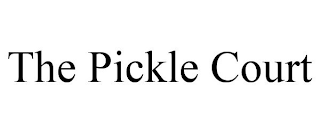 THE PICKLE COURT