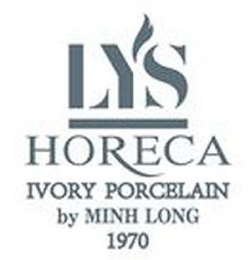 LYS HORECA IVORY PORCELAIN BY MINH LONG 1970