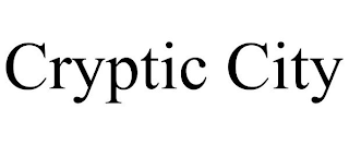 CRYPTIC CITY