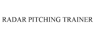 RADAR PITCHING TRAINER