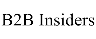 B2B INSIDERS