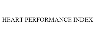 HEART PERFORMANCE INDEX