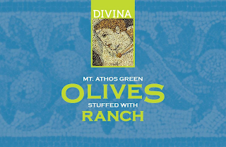 DIVINA MT. ATHOS GREEN OLIVES STUFFED WITH RANCH