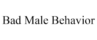 BAD MALE BEHAVIOR