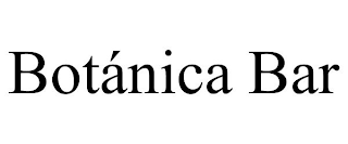 BOTÁNICA BAR