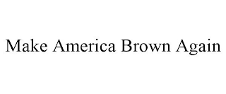 MAKE AMERICA BROWN AGAIN