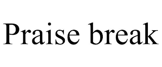PRAISE BREAK