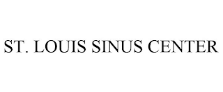 ST. LOUIS SINUS CENTER