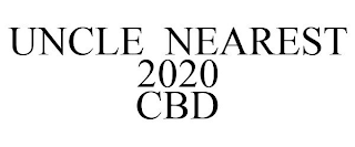 UNCLE NEAREST 2020 CBD