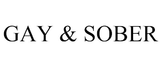 GAY & SOBER