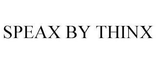 SPEAX BY THINX