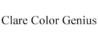 CLARE COLOR GENIUS