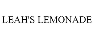 LEAH'S LEMONADE