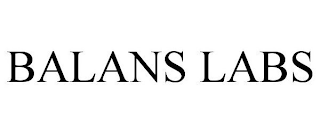 BALANS LABS