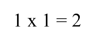 1 X 1 = 2