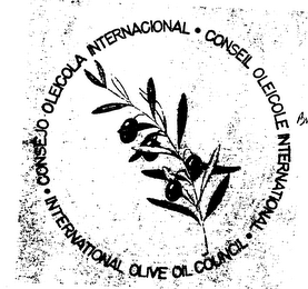 CONSEJO OLEICOLA INTERNATIONAL CONSEIL OLEICOLE INTERNATIONAL INTERNATIONAL OLIVE OIL COUNCIL