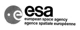 ESA EUROPEAN SPACE AGENCY AGENCE SPATIALE EUROPEENNE