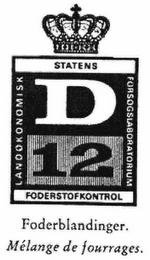 D 12 STATENS FODERSTOFKONTROL