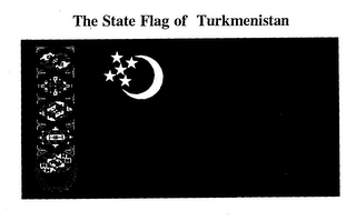 THE STATE FLAG OF TURKMENISTAN