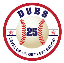 LEVEL UP OR GET LEFT BEHIND DUBS 25
