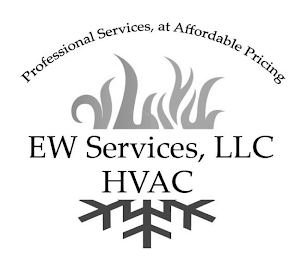 EW SERVICES, LLC HVAC PROFESSIONAL SERVICES, AT AFFORDABLE PRICING