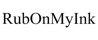 RUBONMYINK