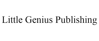 LITTLE GENIUS PUBLISHING