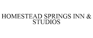 HOMESTEAD SPRINGS INN & STUDIOS