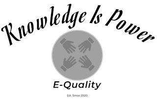 KNOWLEDGE IS POWER E-QUALITY EST. SINCE 2020