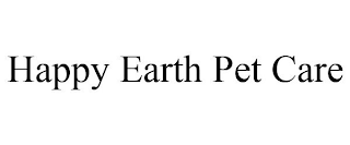 HAPPY EARTH PET CARE