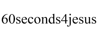 60SECONDS4JESUS