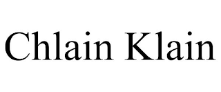 CHLAIN KLAIN